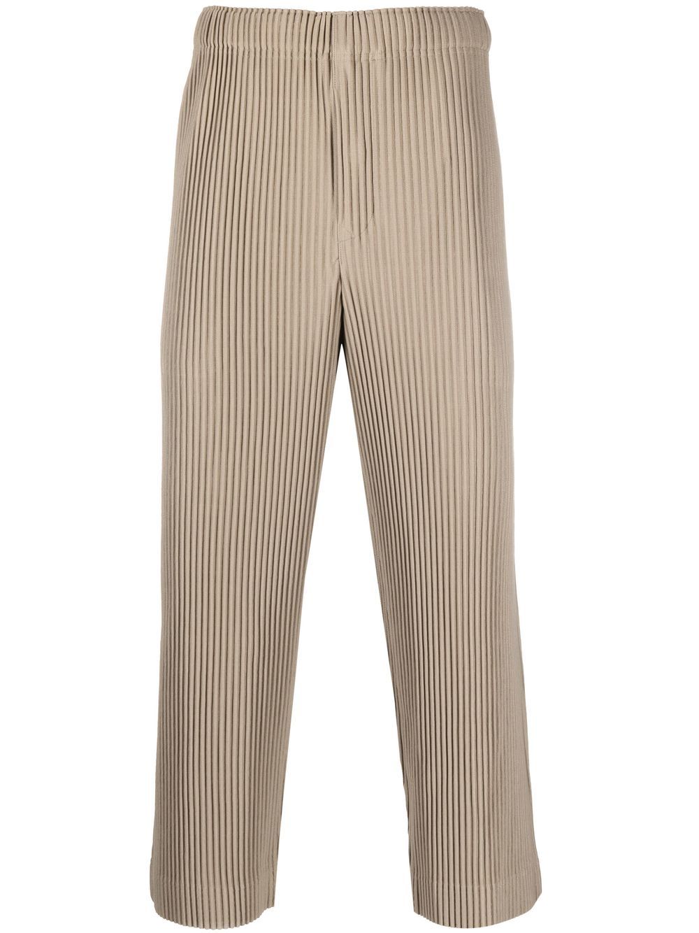 

Homme Plissé Issey Miyake cropped fully-pleated trousers - Neutrals