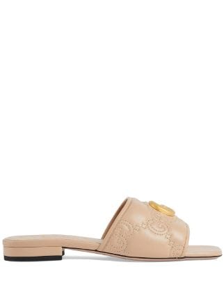 Matelassé slide sandal new arrivals