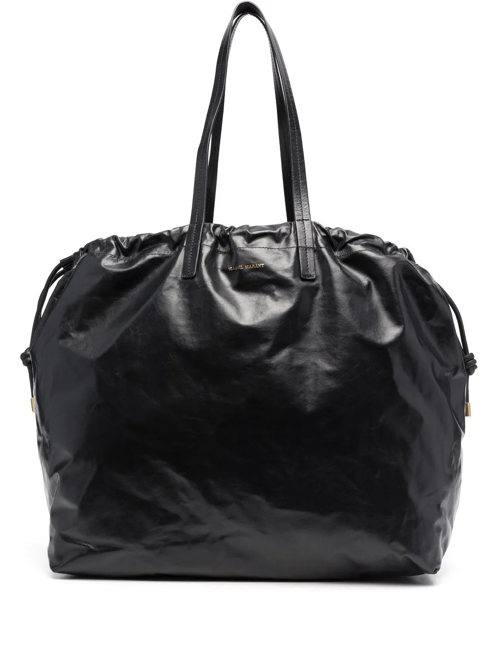 

Isabel Marant Étoile tote fruncido - Negro