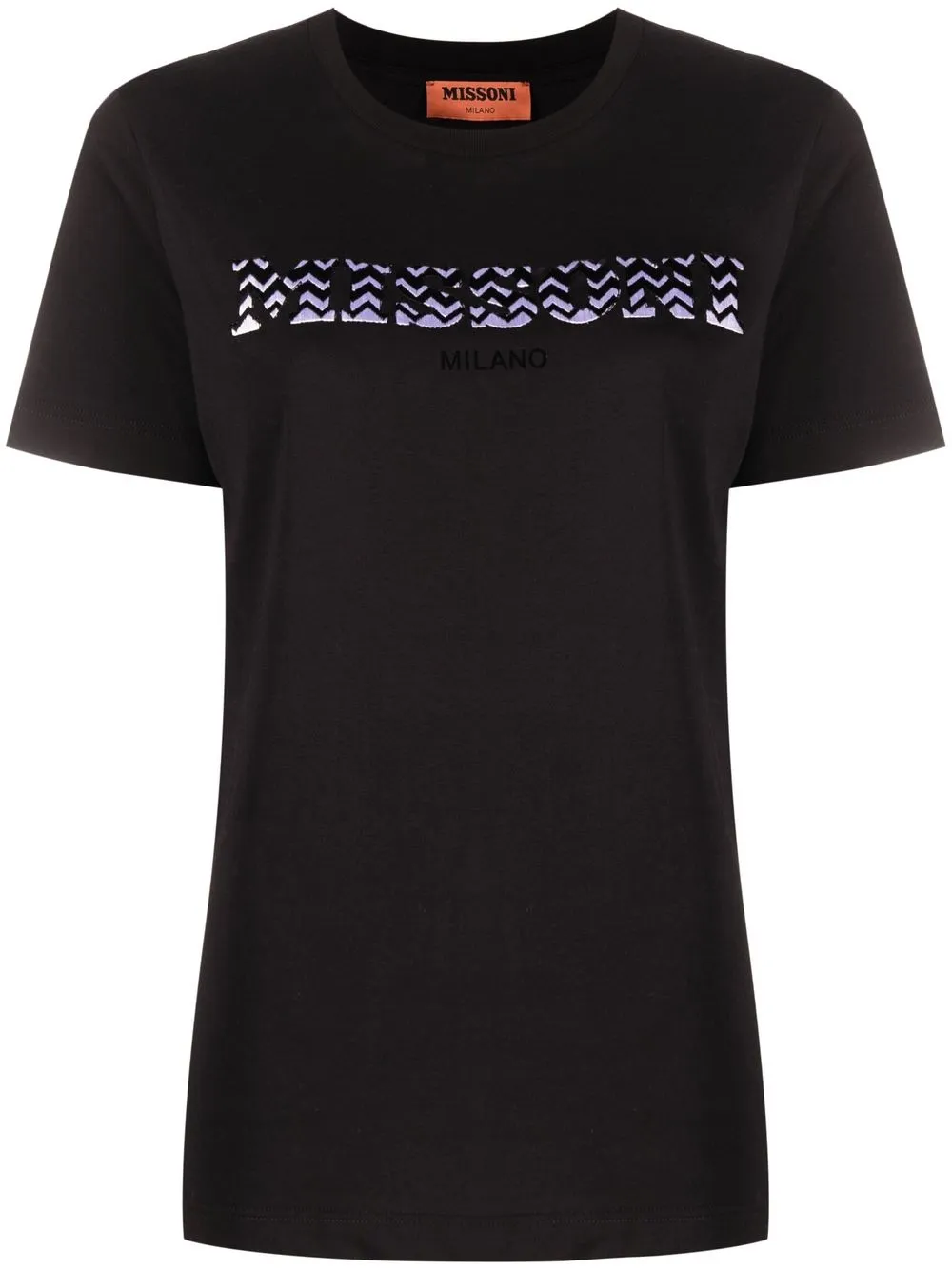 

Missoni playera con logo bordado - Negro