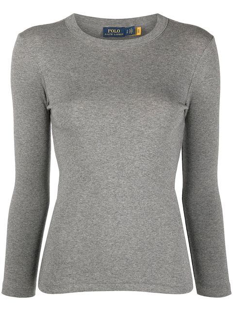 Polo Ralph Lauren fine-ribbed long-sleeve top