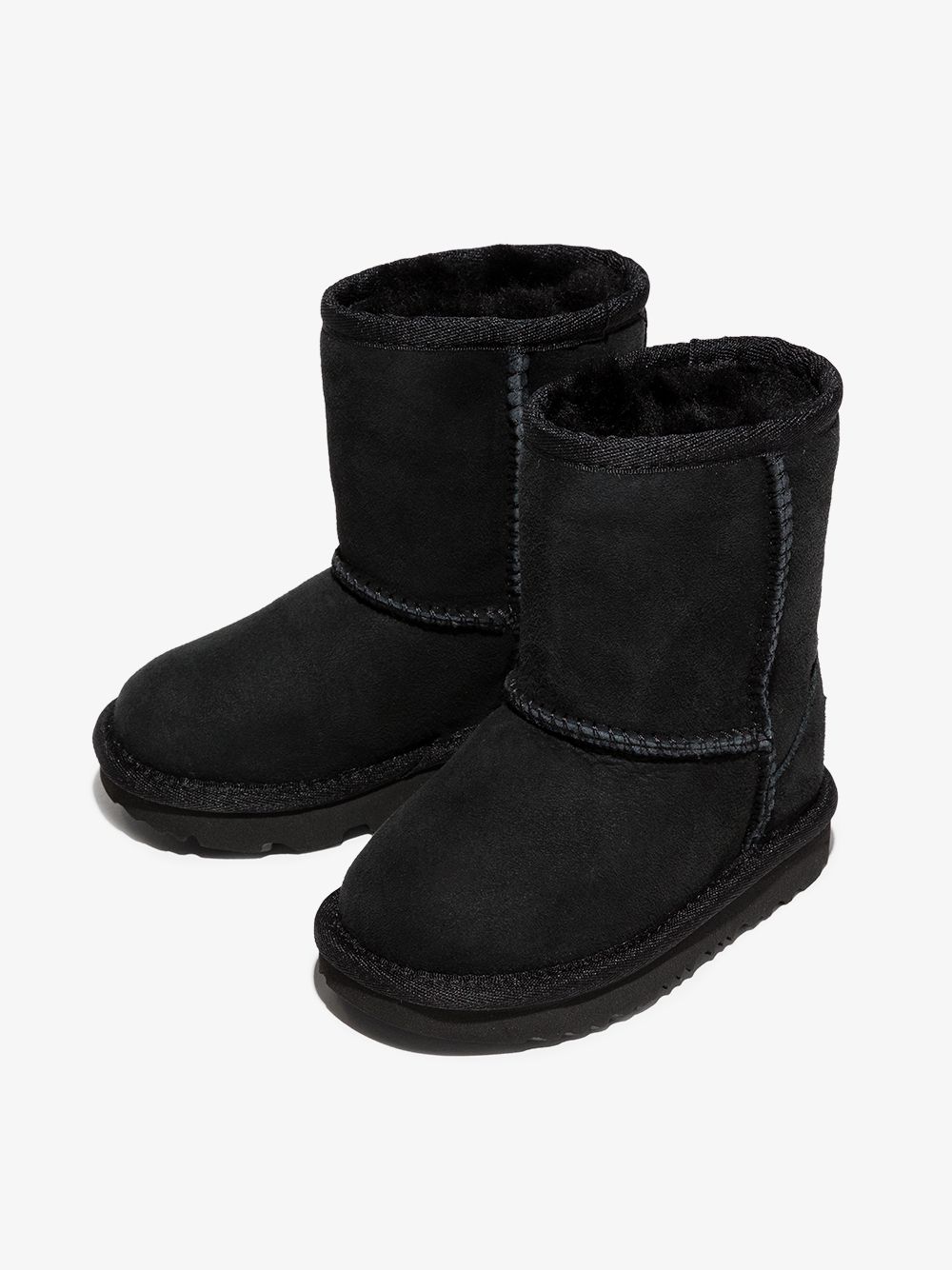 UGG Kids Classic II enkellaarzen - Zwart