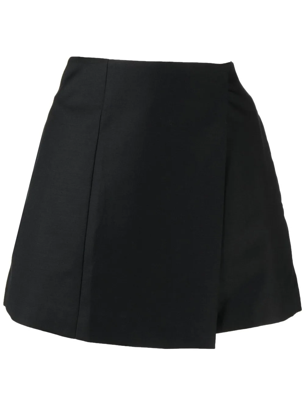 

Anna Quan wool A-line skort - Black