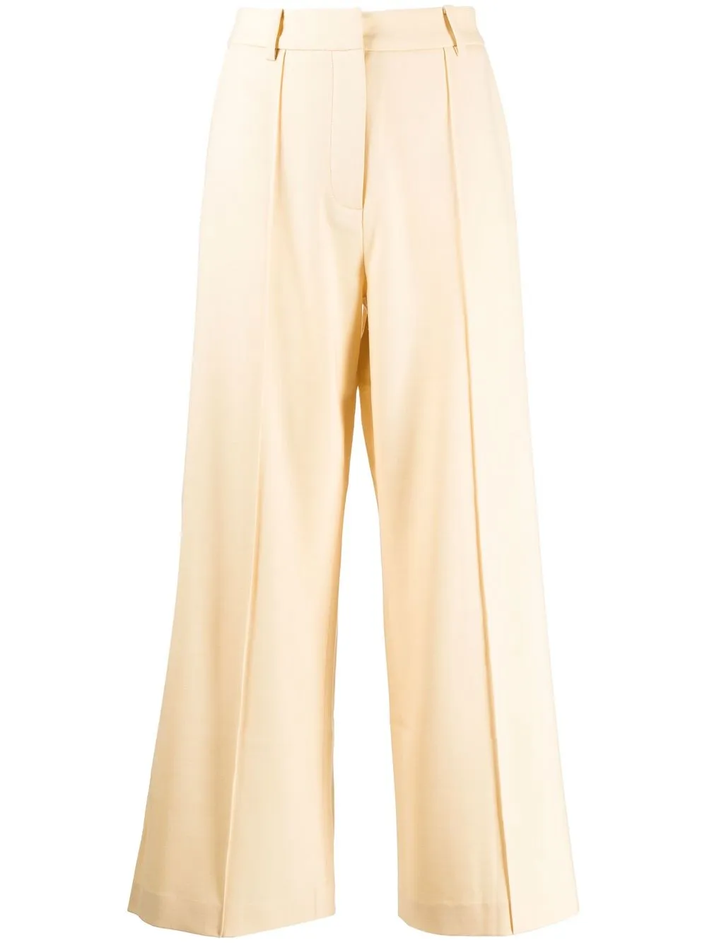 

Anna Quan piped-trim detail trousers - Yellow