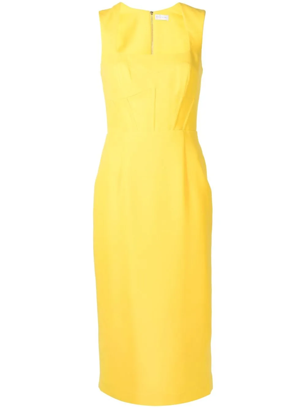 

Rebecca Vallance vestido midi Rosanna - Amarillo