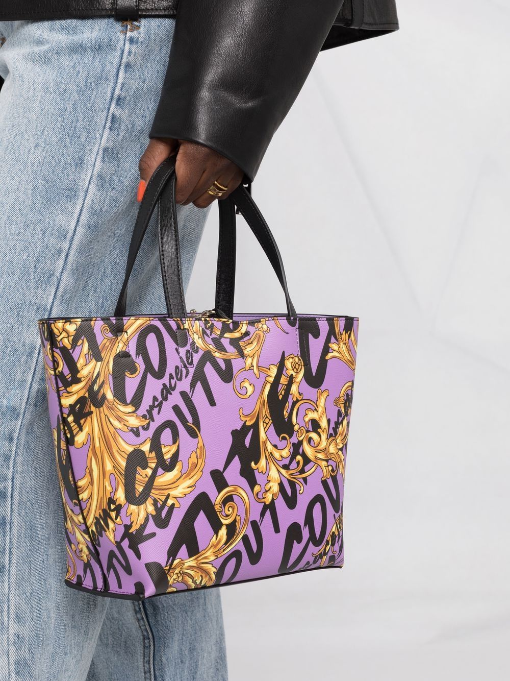 Versace Jeans Couture Logo-print Tote Bag