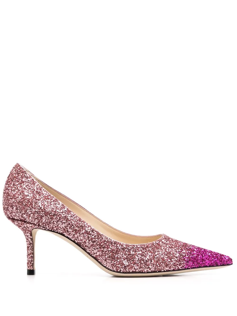 

Jimmy Choo zapatillas Love con tacón de 65mm - Rosado