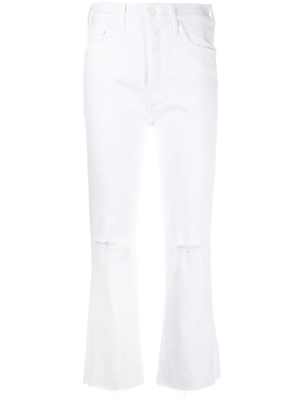 

MOTHER jeans con efecto envejecido - Blanco