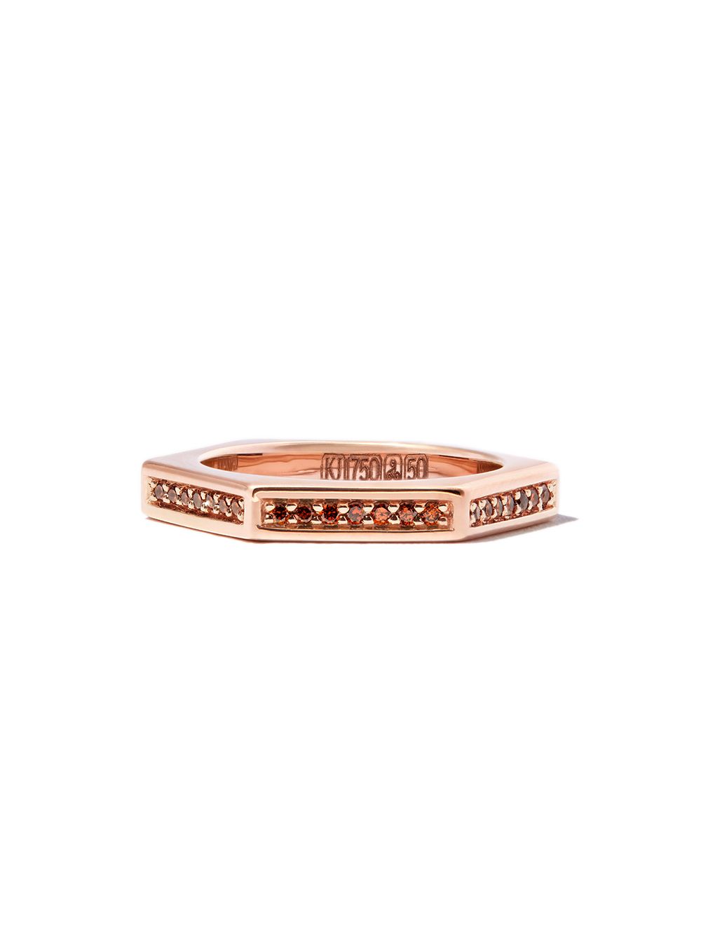 Kolours 18kt roségouden ring - Roze