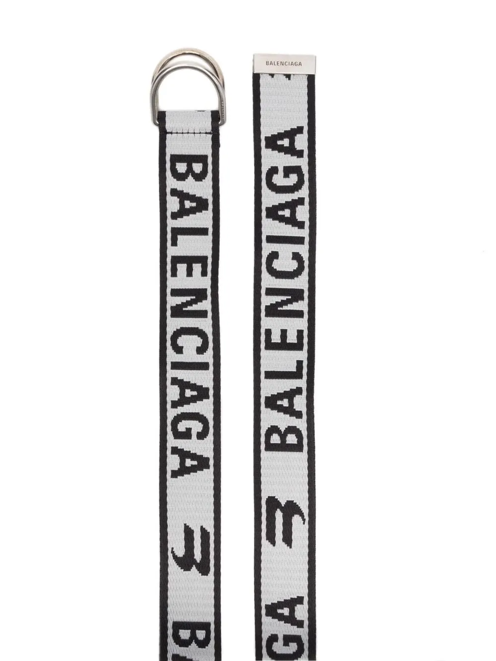 Balenciaga Riem met logoprint - Grijs