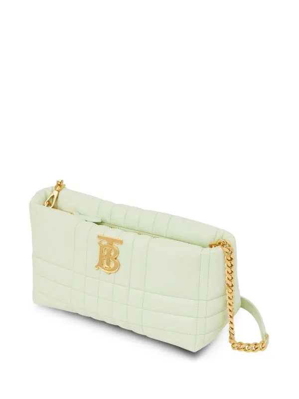 Burberry Small Lola Padded Shoulder Bag | Green | FARFETCH PL