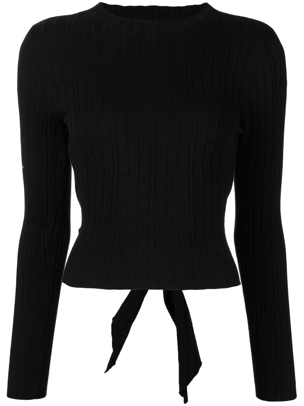 

Anna Quan cut-out detail cotton top - Black