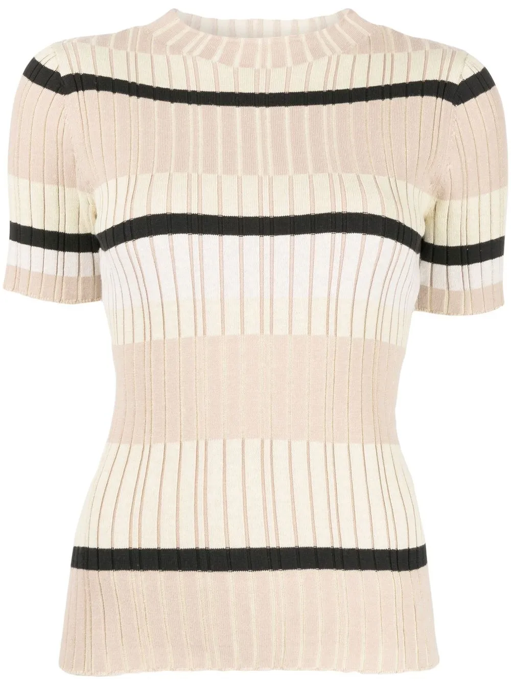 

Anna Quan Colette ribbed colour-block T-shirt - Multicolour