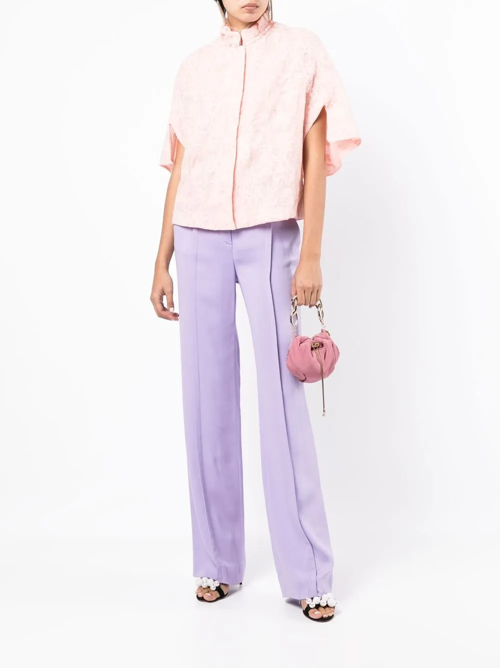 SHIATZY CHEN Jack met bloemenkant - Roze