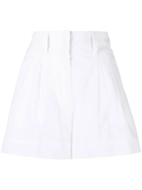 SHIATZY CHEN shorts chino con tiro alto
