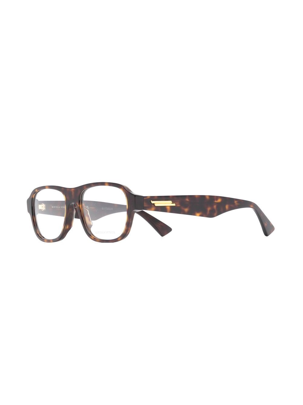 Bottega Veneta Eyewear Bril met vierkant montuur - Bruin