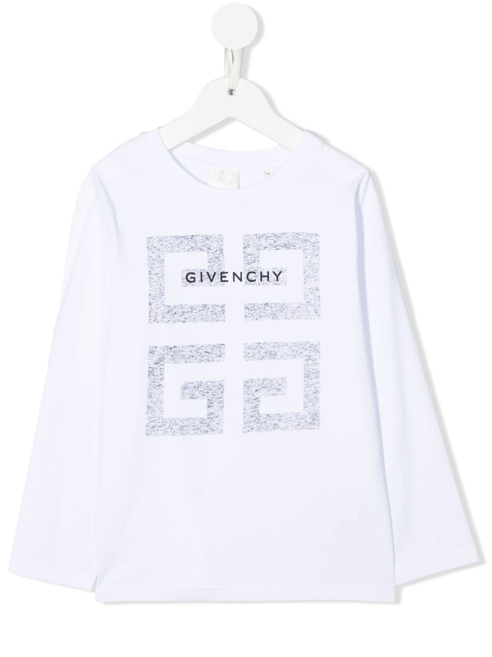 Givenchy Kids oversized logo-print T-shirt - White