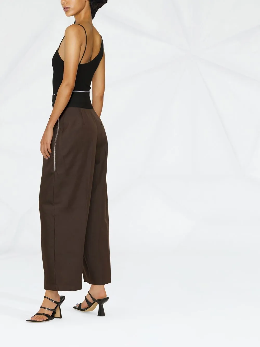 alexander wang logo carrot pant