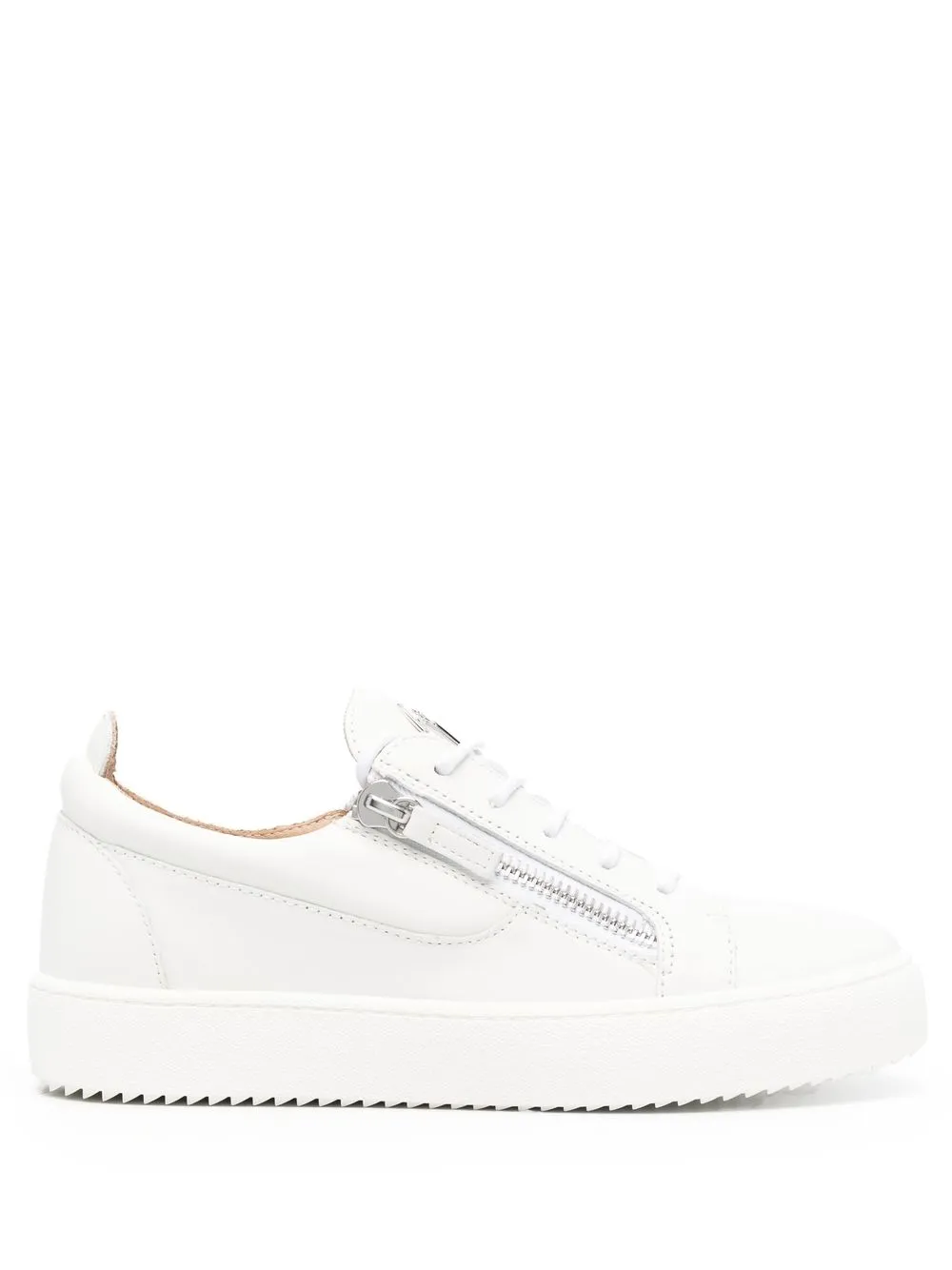 

Giuseppe Zanotti tenis bajos con agujetas - Blanco