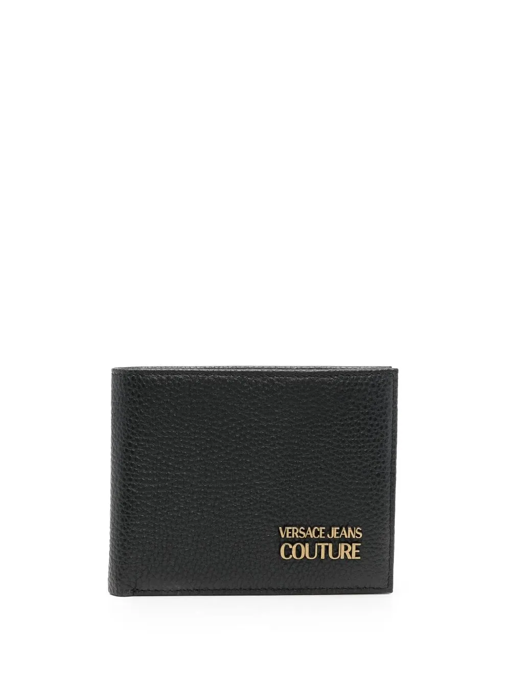 

Versace Jeans Couture cartera con placa del logo - Negro