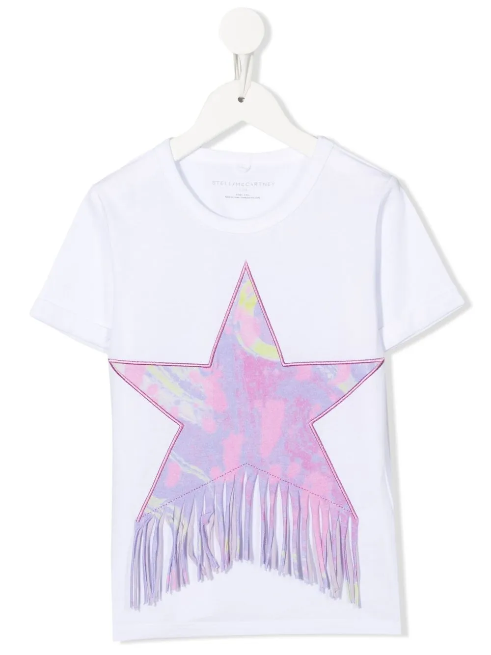 

Stella McCartney Kids playera con parche de corazón - Blanco
