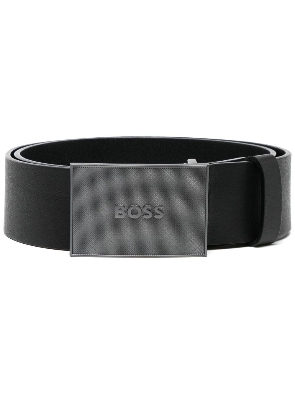 

BOSS Icon-V logo-buckle belt - Black