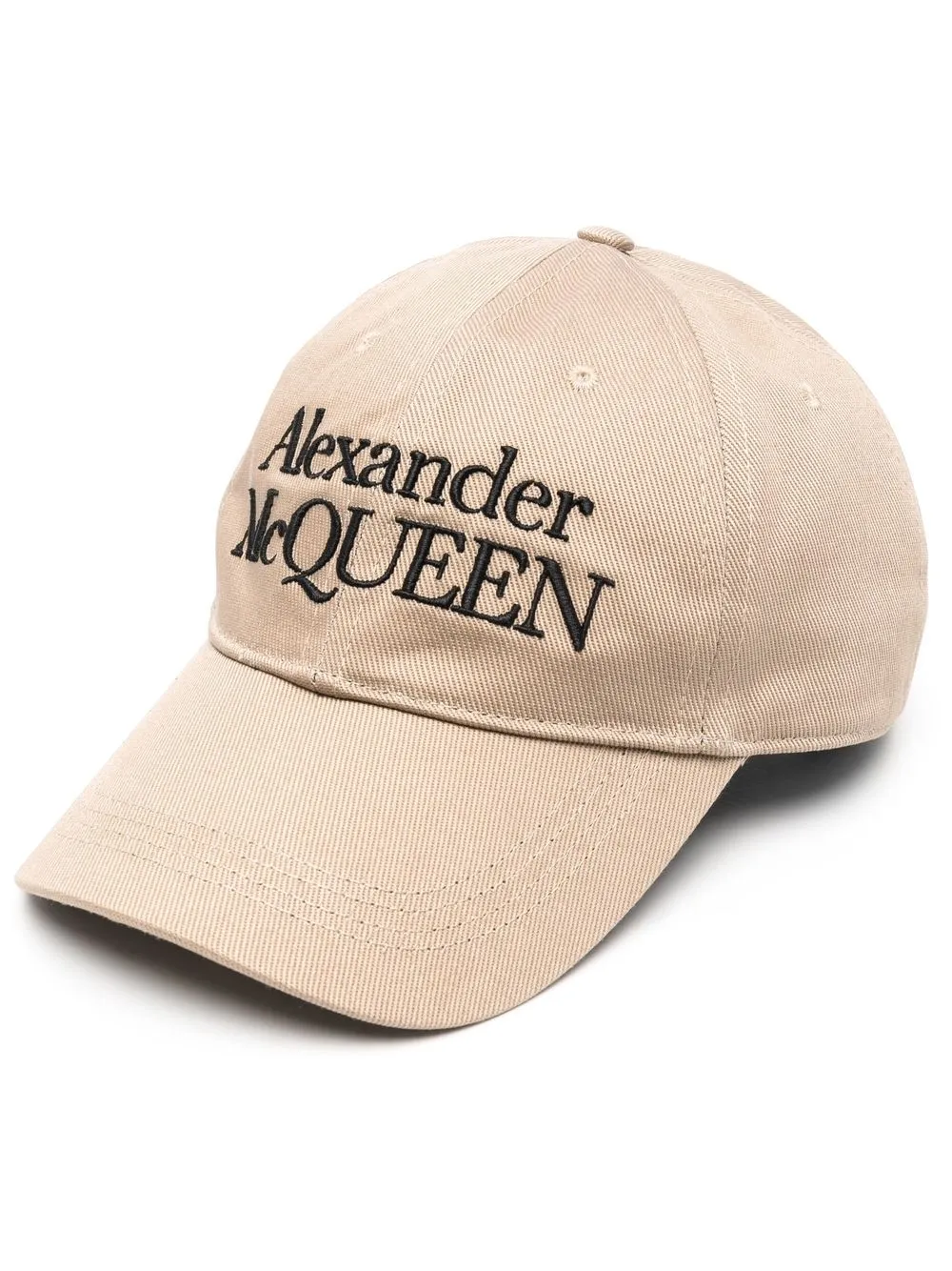 

Alexander McQueen gorra con logo bordado - Neutro