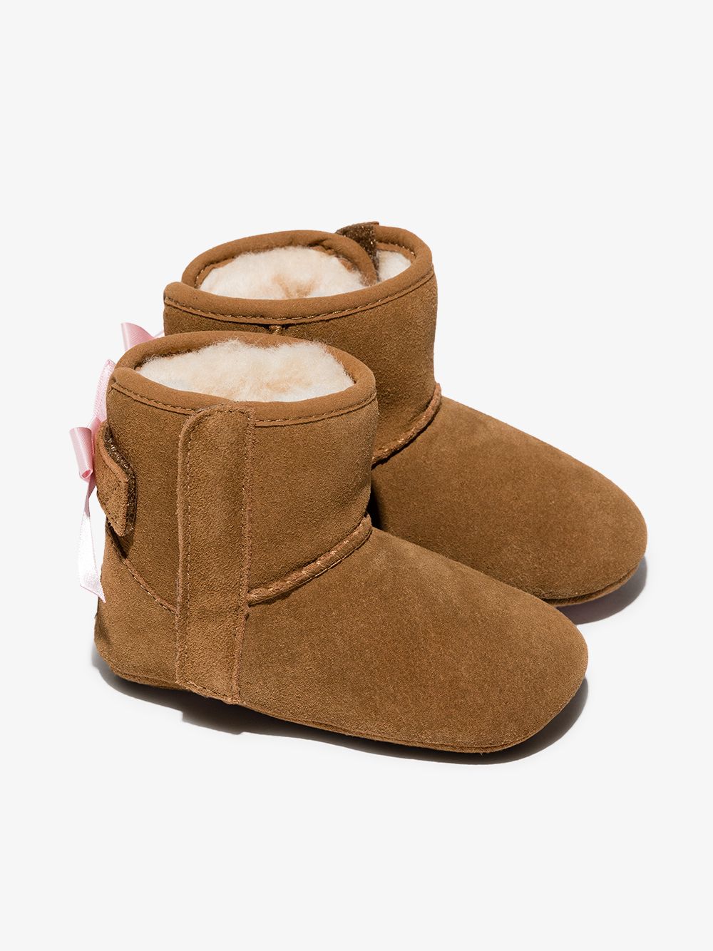 UGG Kids Jesse II enkellaarzen met strik - Bruin