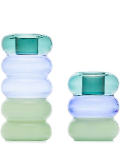 Maison Balzac Pauline glass candleholder (set of 2)