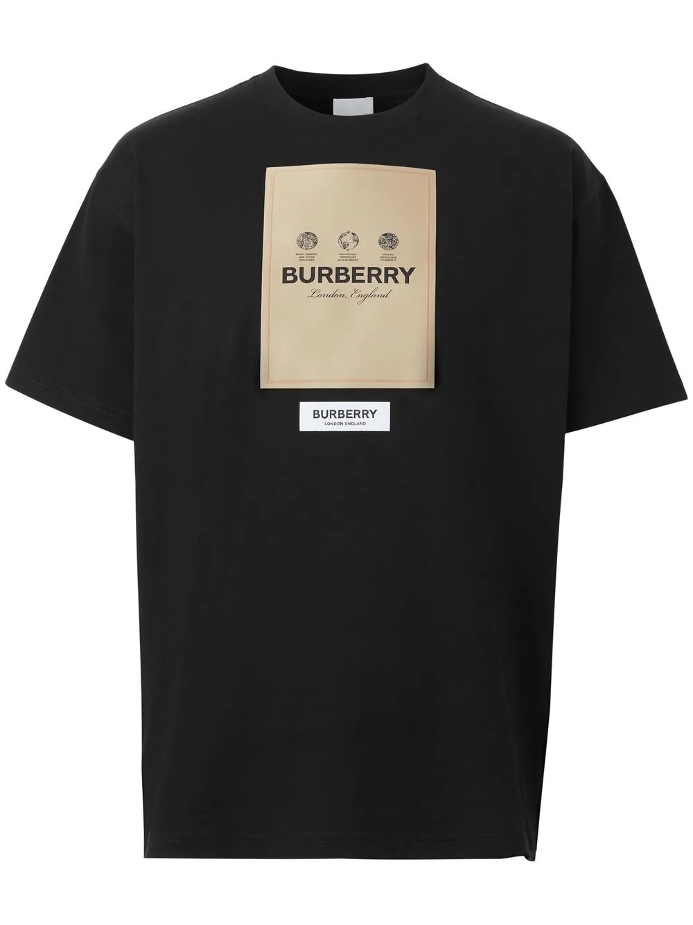 

Burberry logo-print T-shirt - BLACK
