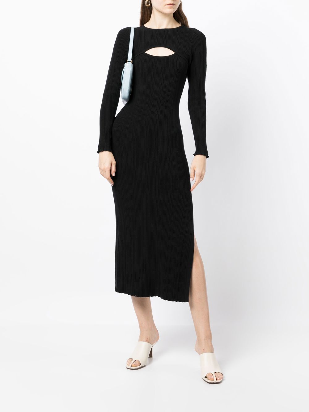 Anna Quan ribbed-knit Midi Dress - Farfetch