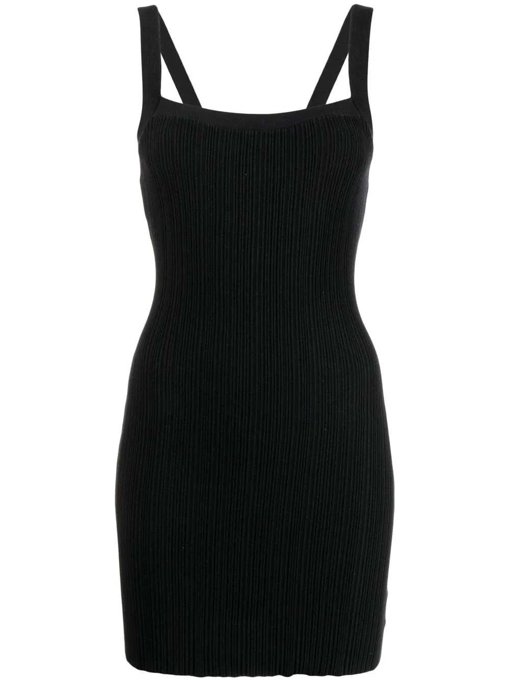 

Anna Quan Layla ribbed mini dress - Black