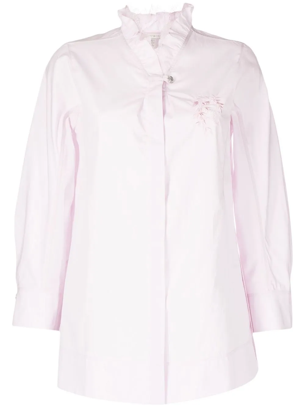 

SHIATZY CHEN camisa con cuello de encaje - Morado