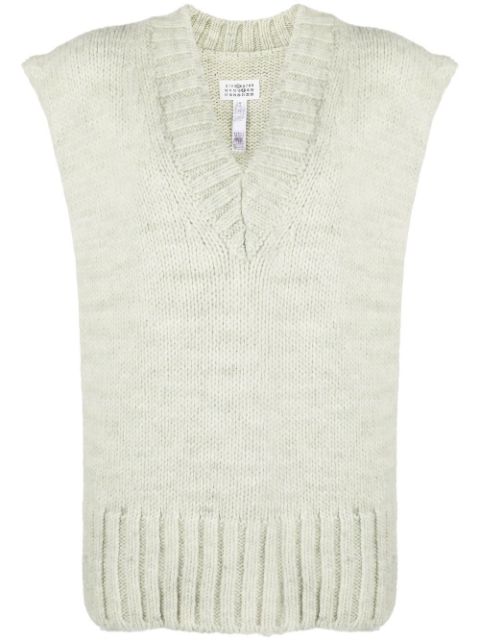 Maison Margiela Botanical Dye knitted vest Women