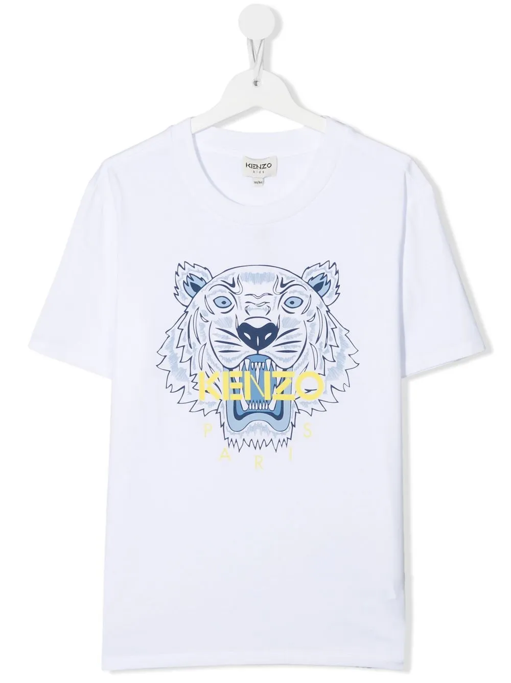 

Kenzo Kids Tiger-print short-sleeve T-shirt - White