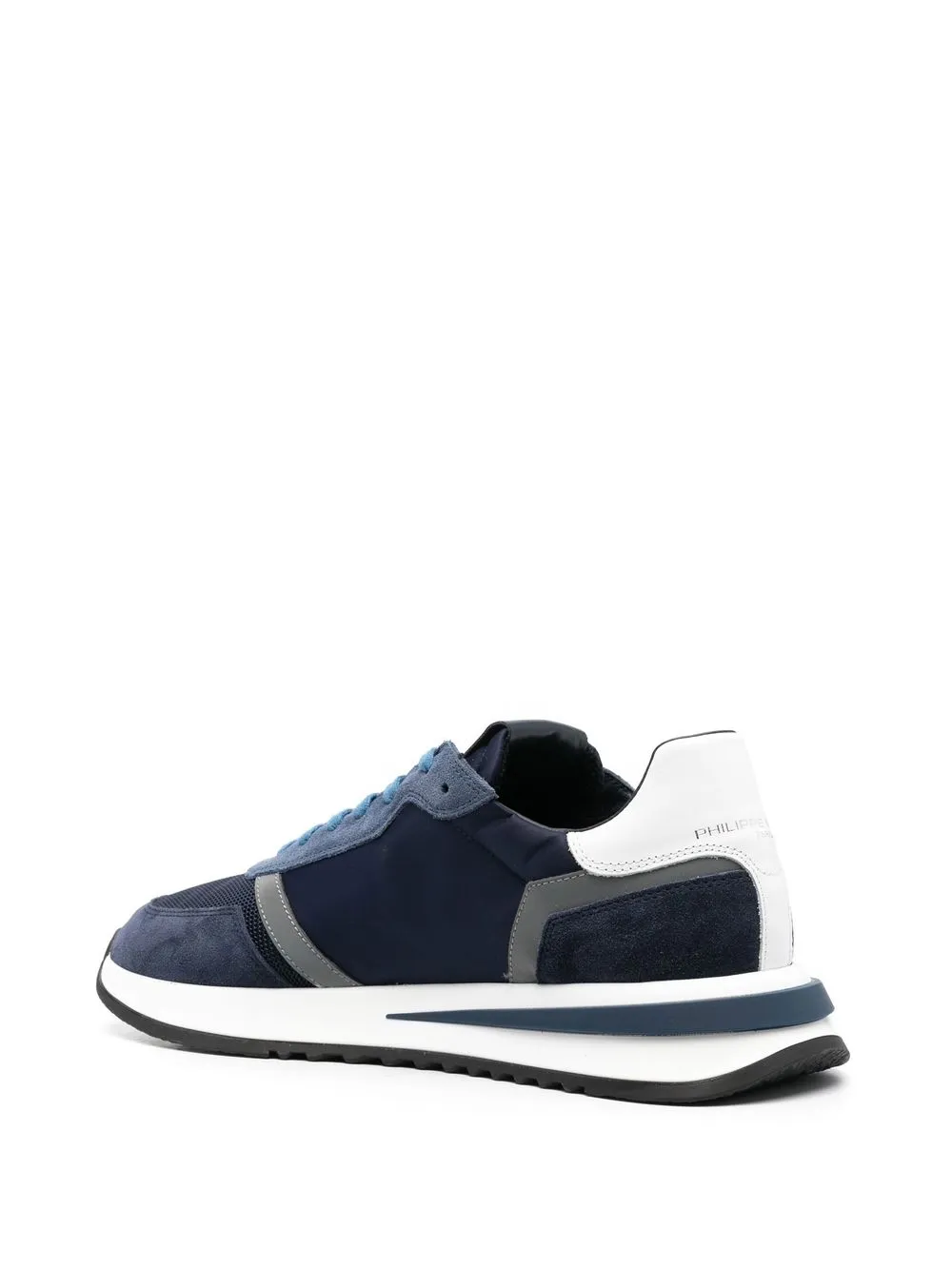  Philippe Model Paris Sneakers Mit Logo Patch   Blau 