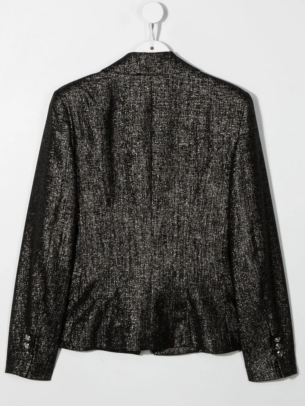 Balmain Kids Blazer met dubbele rij knopen - Zwart