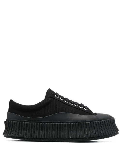Jil Sander baskets à lacets - Noir - Jil Sander - Modalova