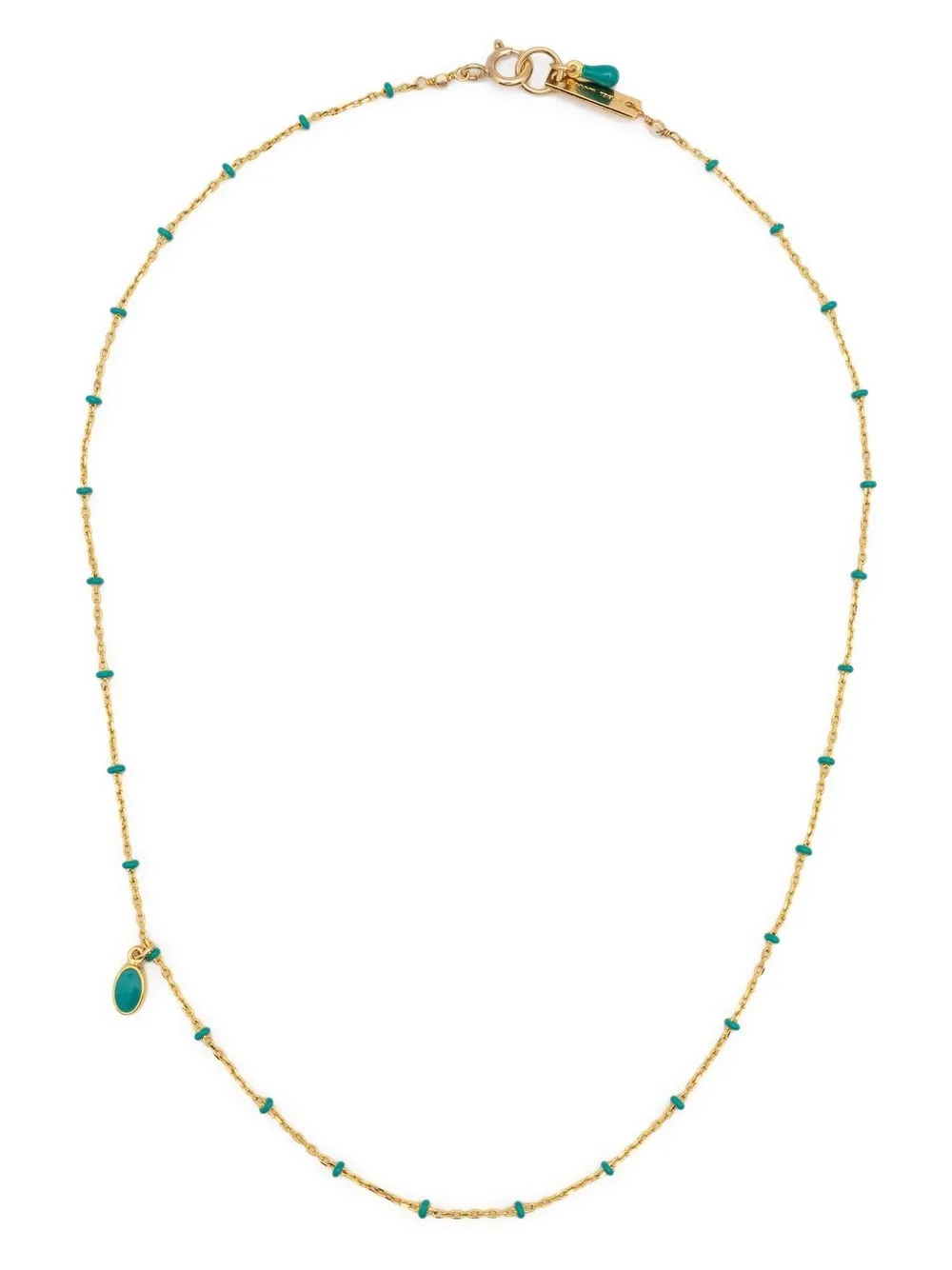 

Isabel Marant collar con cuentas de resina - Dorado