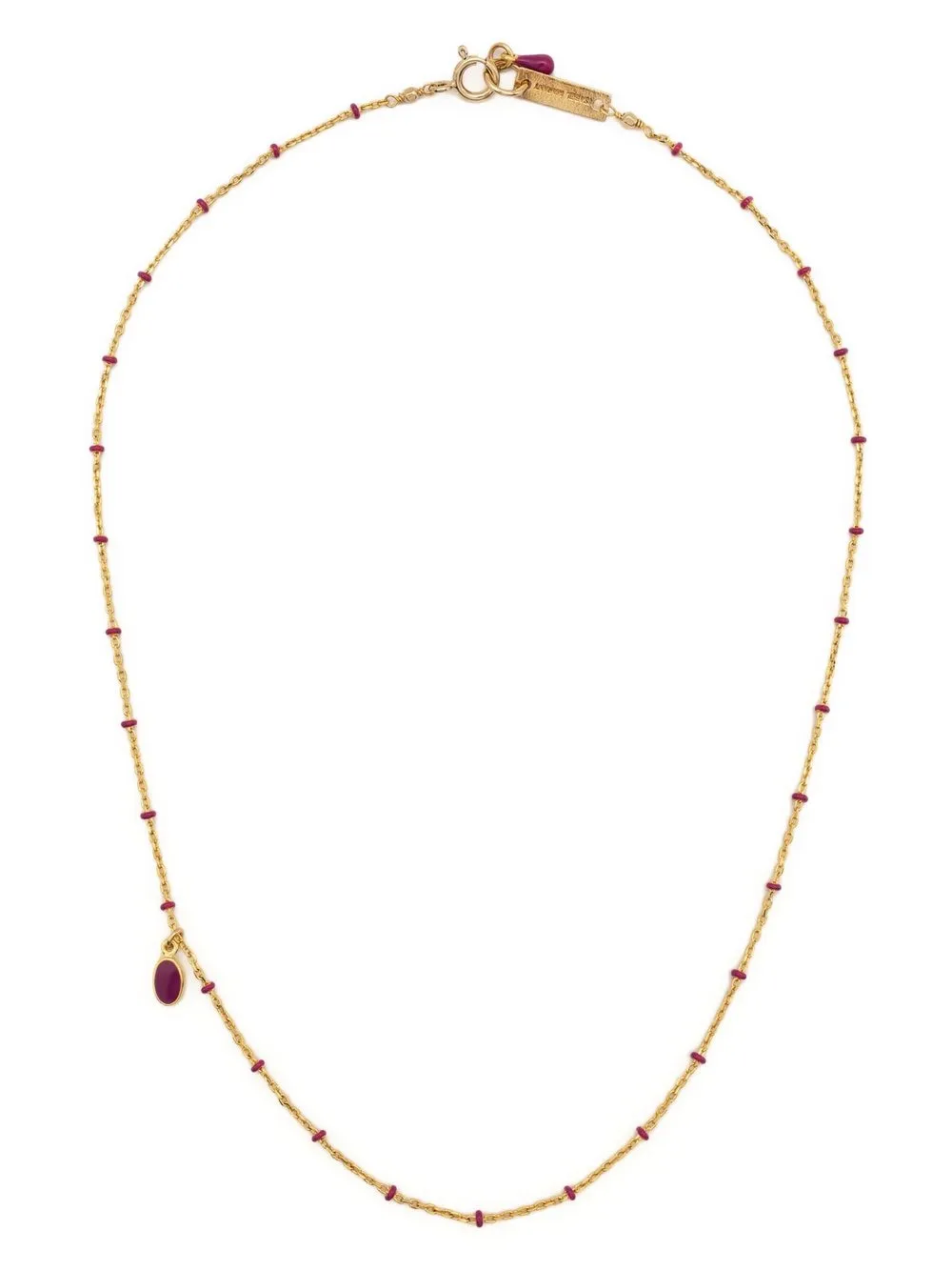 

Isabel Marant resin bead detail necklace - Gold