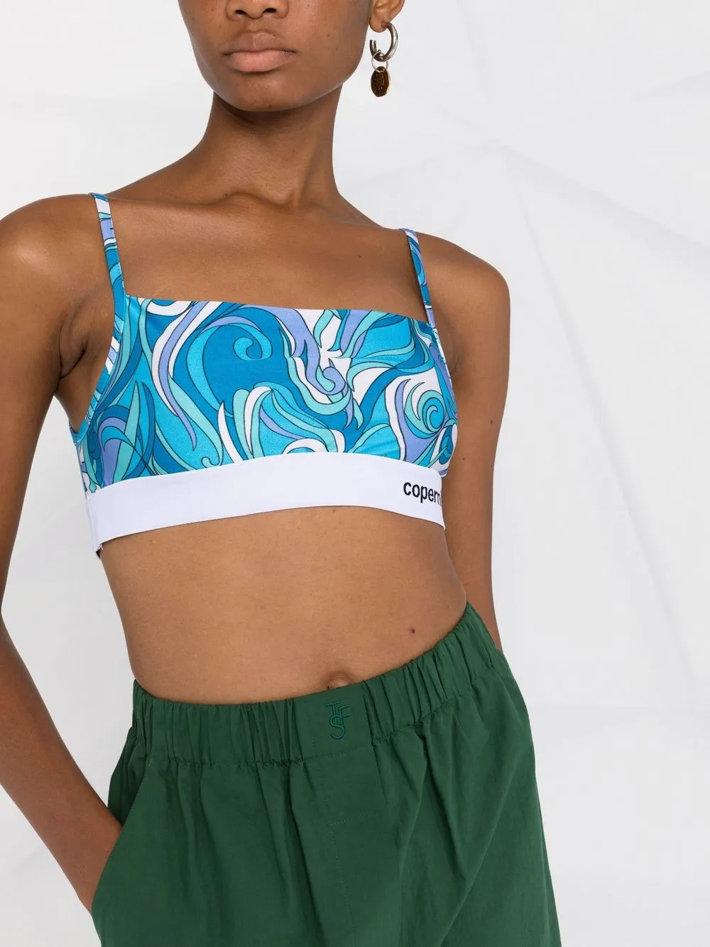 Coperni アブストラクトパターン ビキニトップ - Farfetch