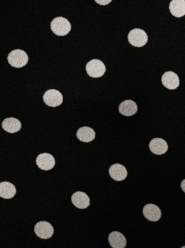 Saint Laurent サンローラン ポルカドット ミニドレス