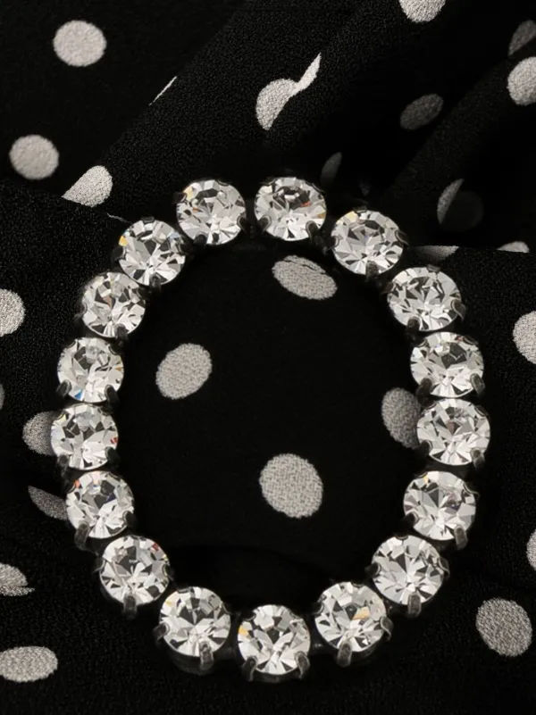Saint Laurent サンローラン ポルカドット ミニドレス Saint Laurent サンローラン ポルカドット ミニドレス