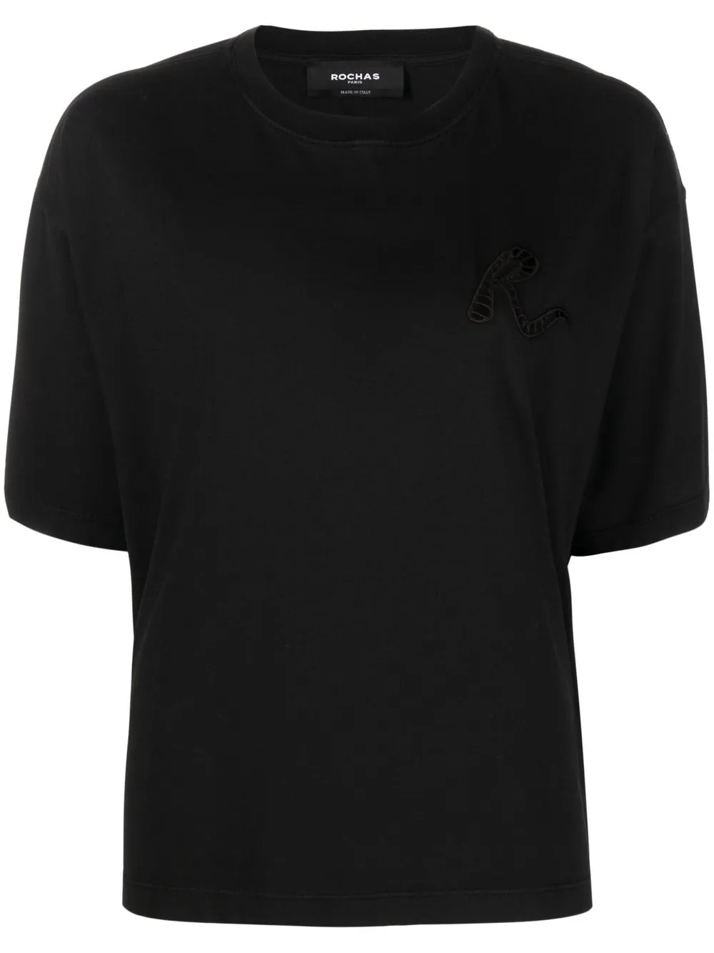 

Rochas playera con logo estampado - Negro