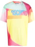 Moschino logo colour-block T-shirt - Yellow