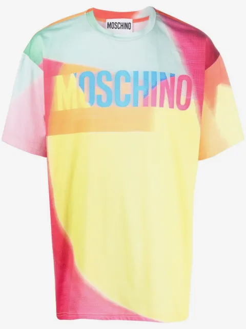 Moschino logo colour-block T-shirt