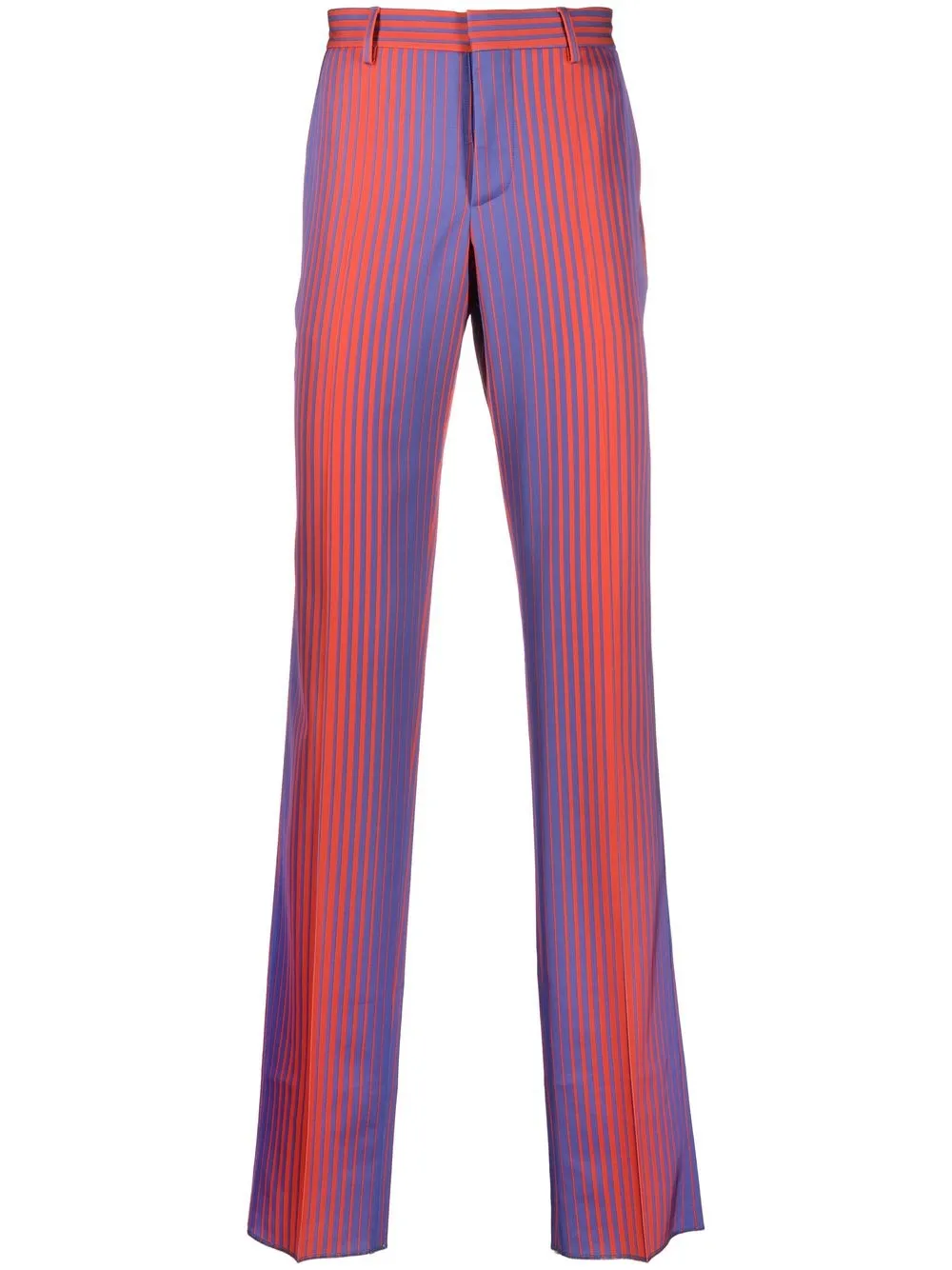 

Moschino pantalones rectos con motivo de rayas - Azul