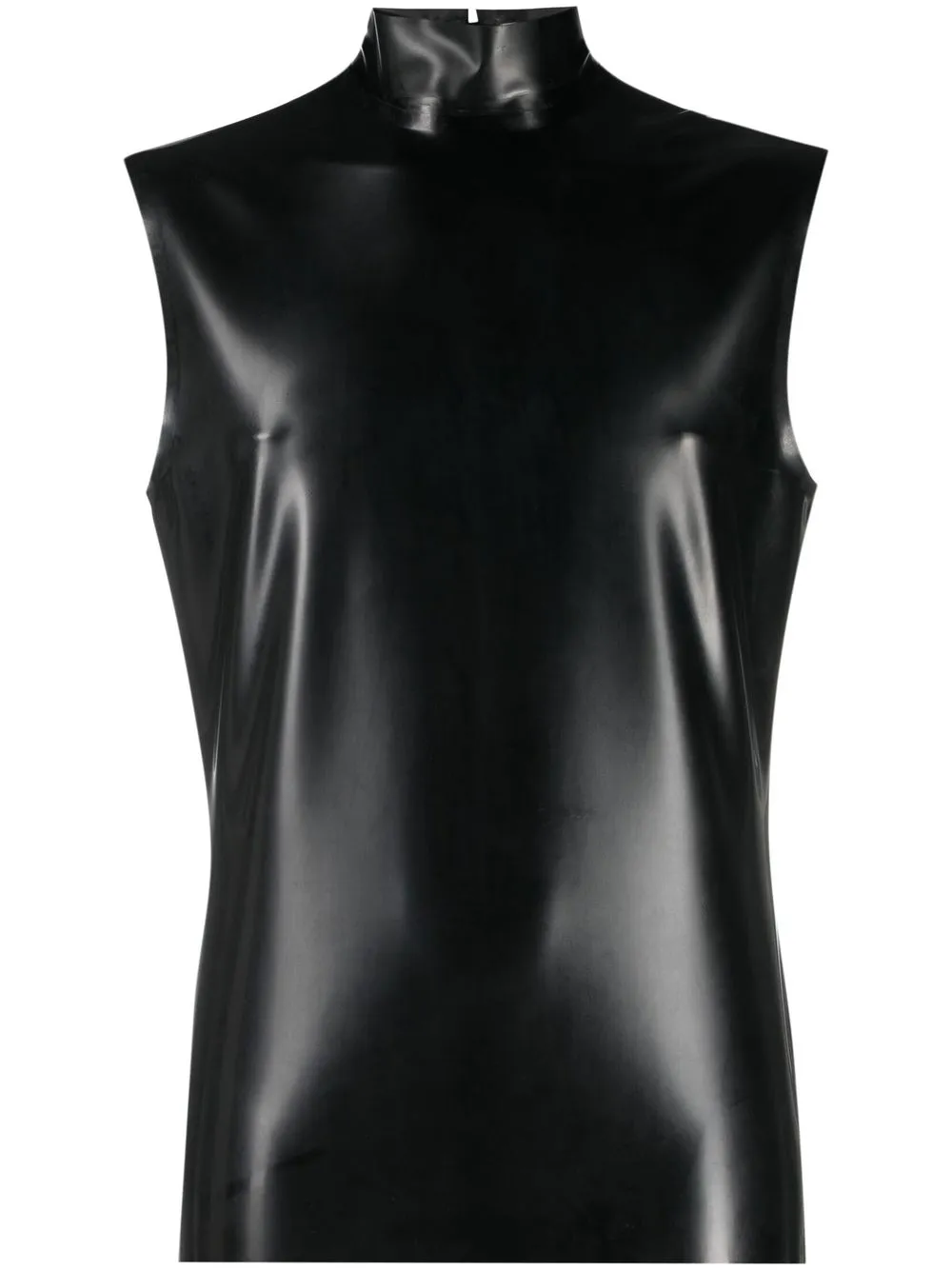 

Moschino faux-leather sleeveless top - Black