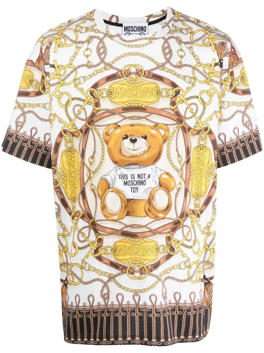 

Moschino Teddy Bear round-neck T-shirt - Yellow