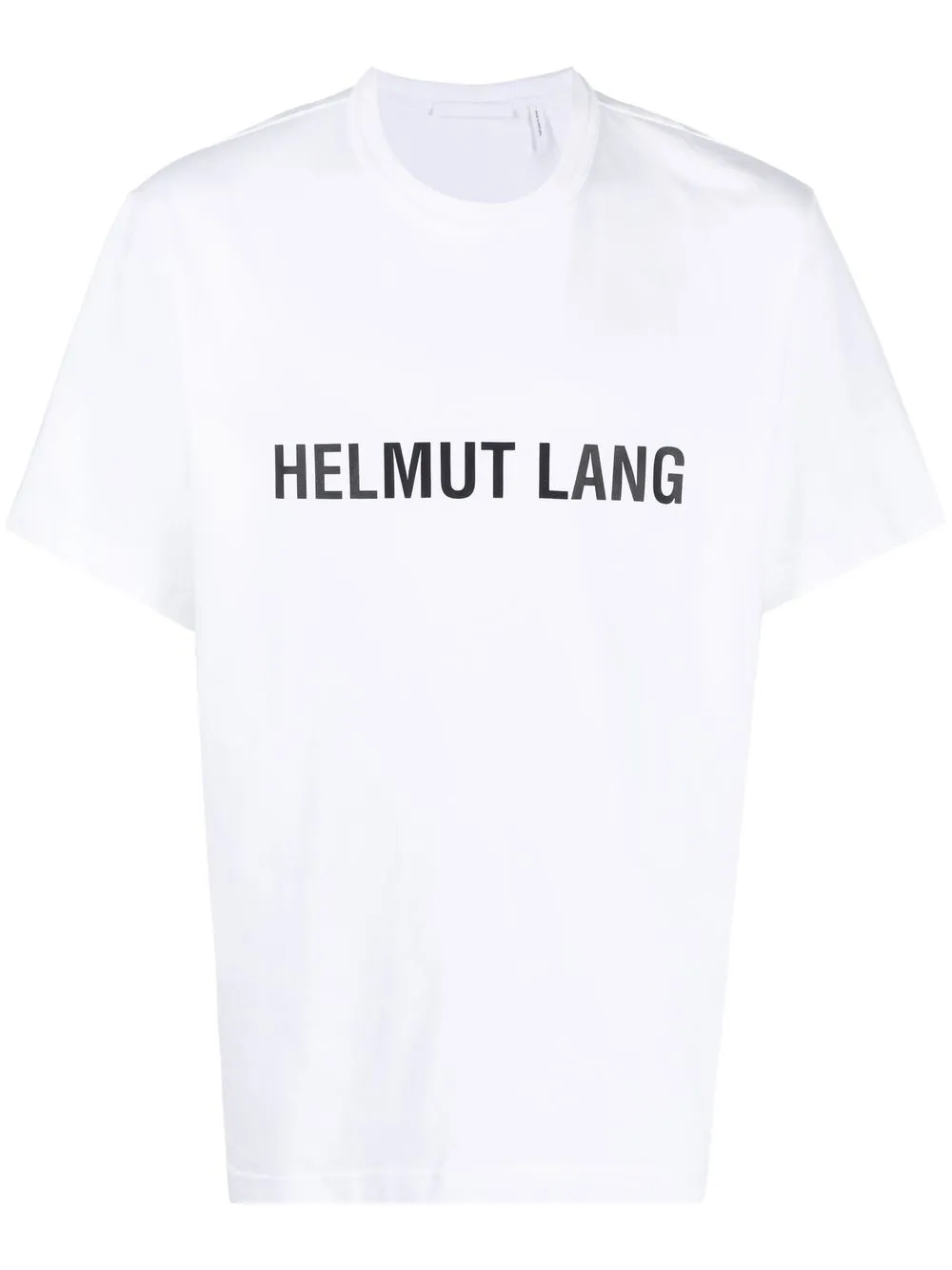 

Helmut Lang logo-print detail T-shirt - White